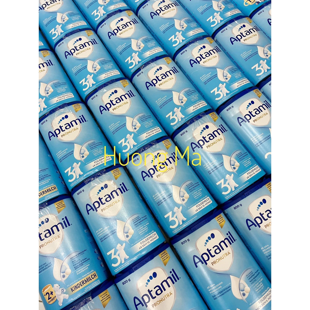 Sữa Aptamil Đức Xanh Cao đủ số 1-2-3-1+-2+ 800g nội địa Đức