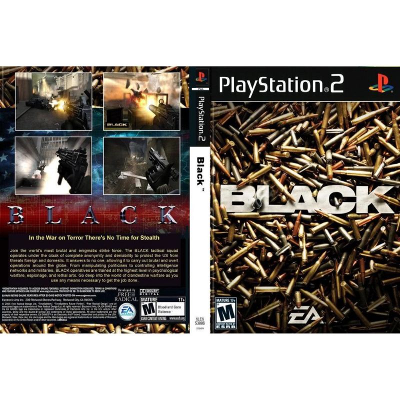 Băng Chơi game PS2 Màu Đen