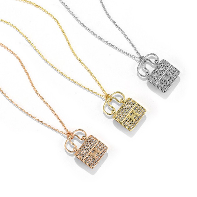 Dây chuyền nữ titan hình túi xách sang trọng, đẳng cấp, bền màu, hợp thời trang