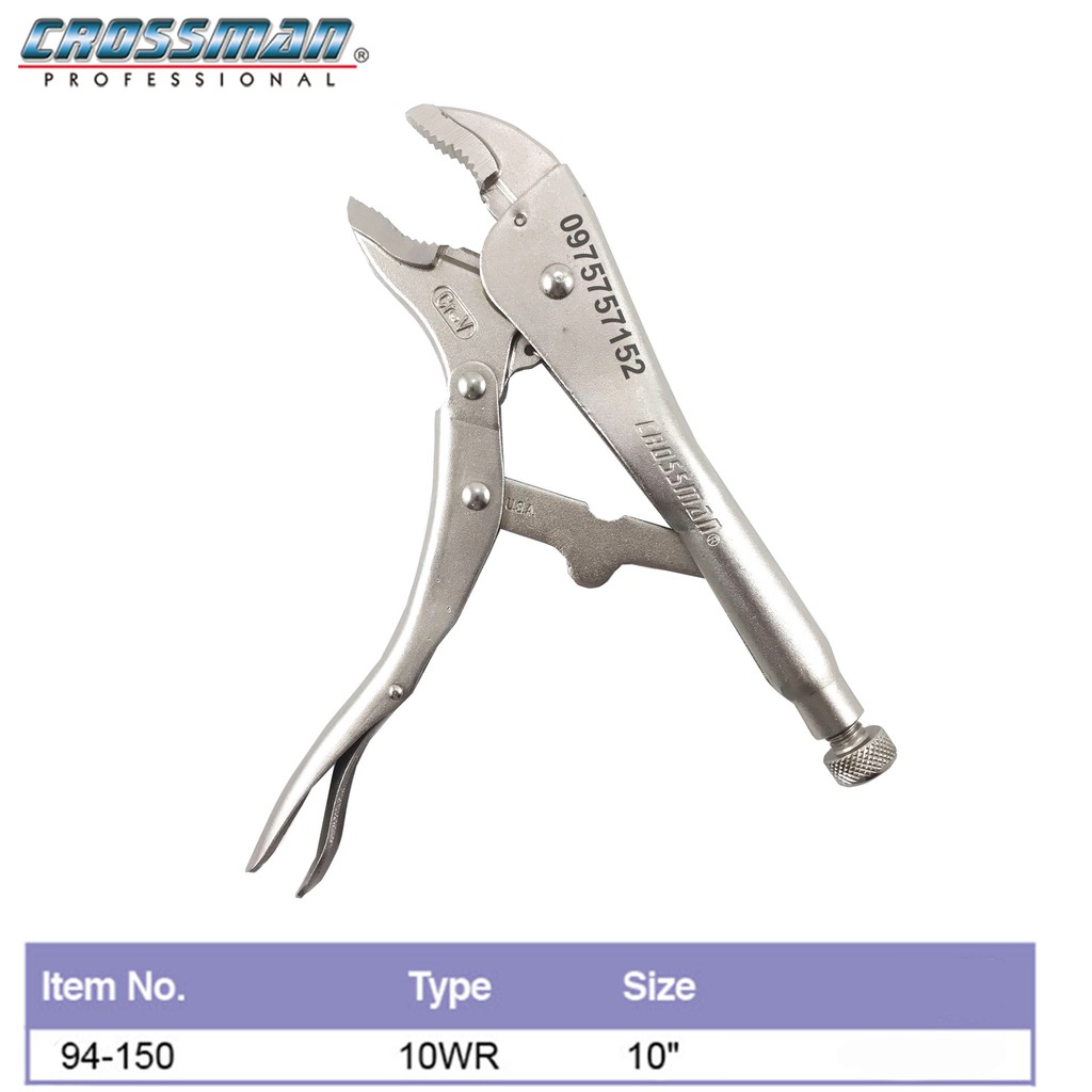 Kìm chết bấm trắng mỏ cong CRW10 Crossman 10 inch 94-150 (Chính hãng)