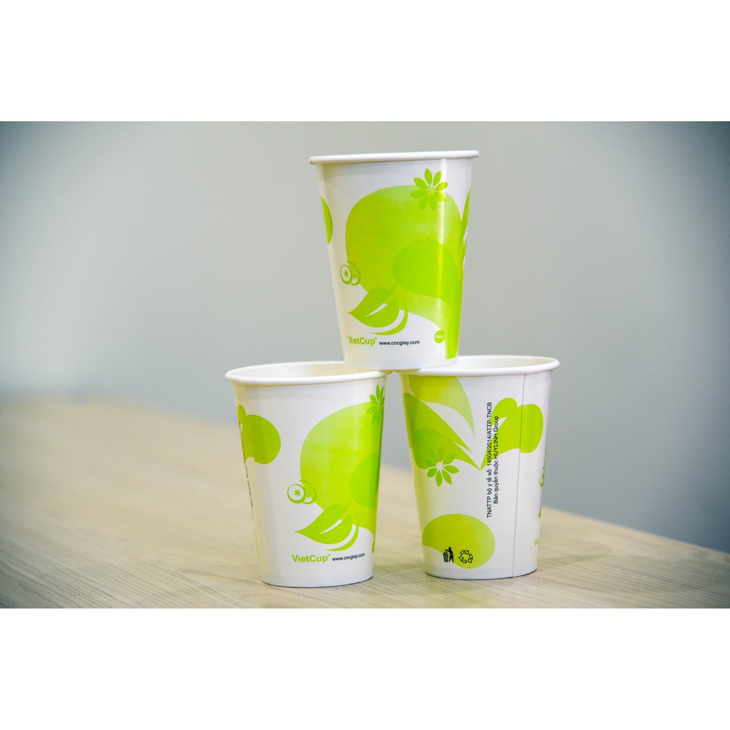 Cốc giấy Vietcup 12oz - 360ml (100 bộ)