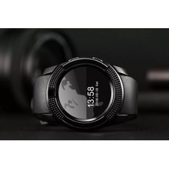 đồng hồ thông minh smart watch V8 mặt tròn có sim, thẻ nhớ