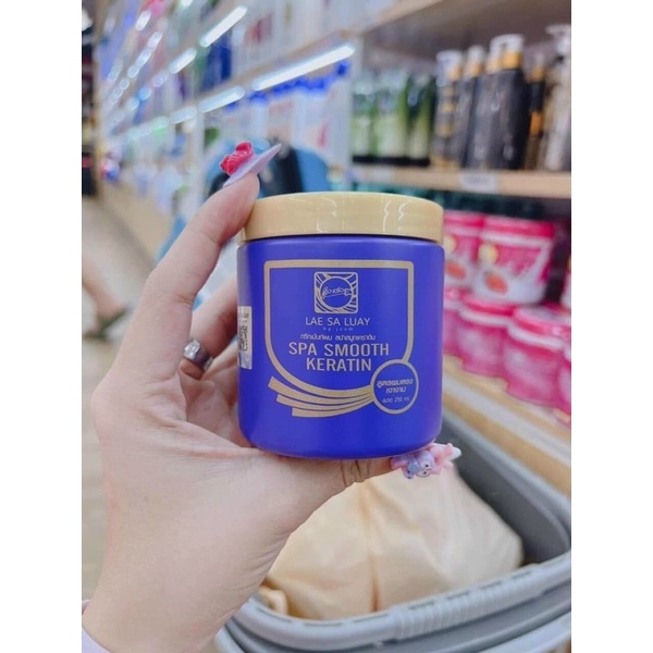 Ủ tóc lụa Collagen Lae Sa Luay hũ tím Thái Lan