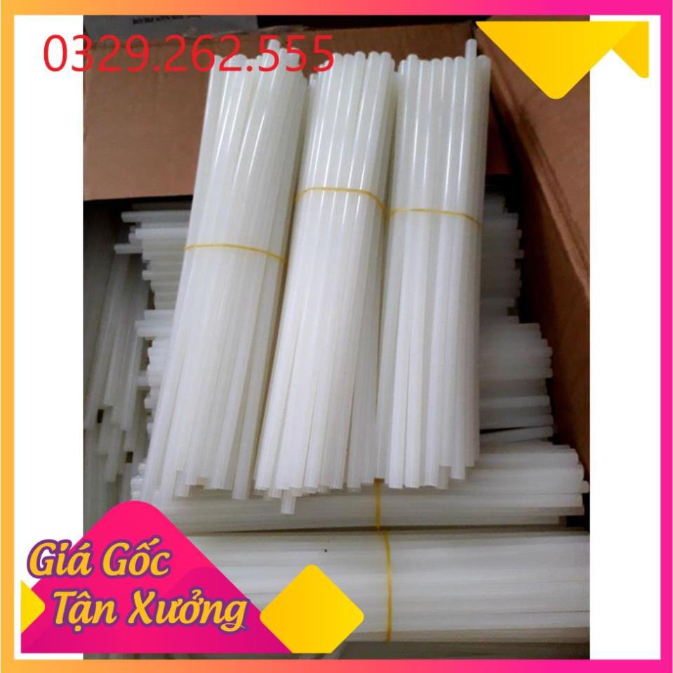 (Sale Khủng)  SỈ 100 KEO NẾN BÉ 0.7X25CM dùng cho súng keo bé