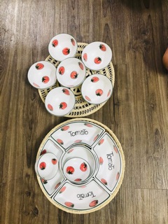 SET ĐĨA, KHAY BÁNH KẸO 5 món
