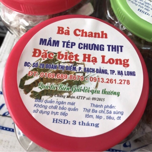 Mắm Tép Chưng Thịt Bà Chanh