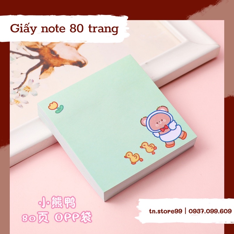 GIẤY NOTE 80 TRANG