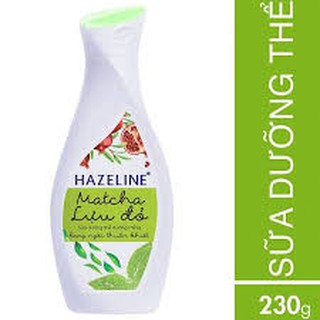 Sữa Dưỡng Thể Hazeline Matcha lưu đỏ 230g