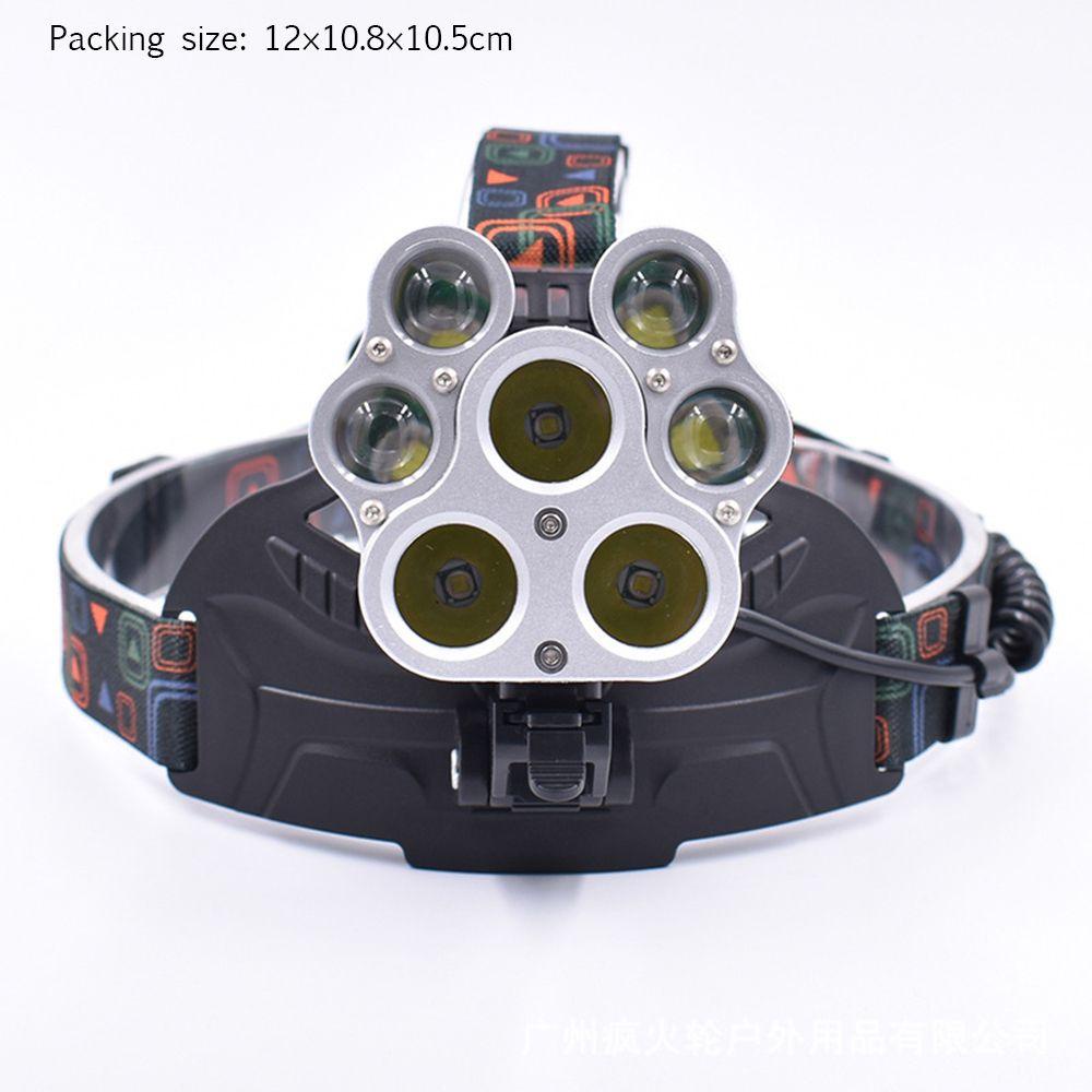 Đèn LED Đeo Đầu 7 Bóng Có Cảm Biến Kết Nối USB