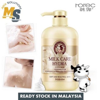 Sữa tắm con bò milk care hydra 800ml