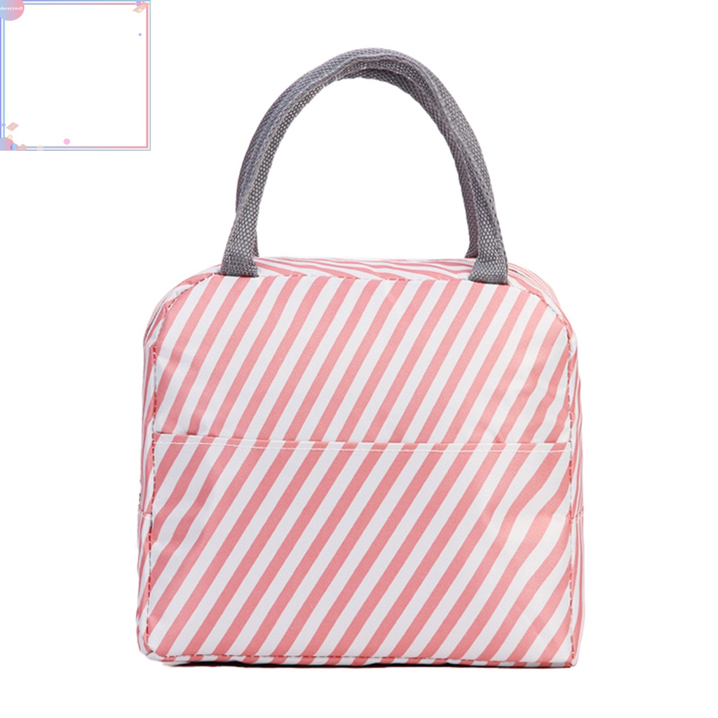 Dove Túi Vải Oxford Đựng Hộp Cơm Trưa Cách Nhiệt Chống Thấm Nước Họa Tiết Hoạt Hình