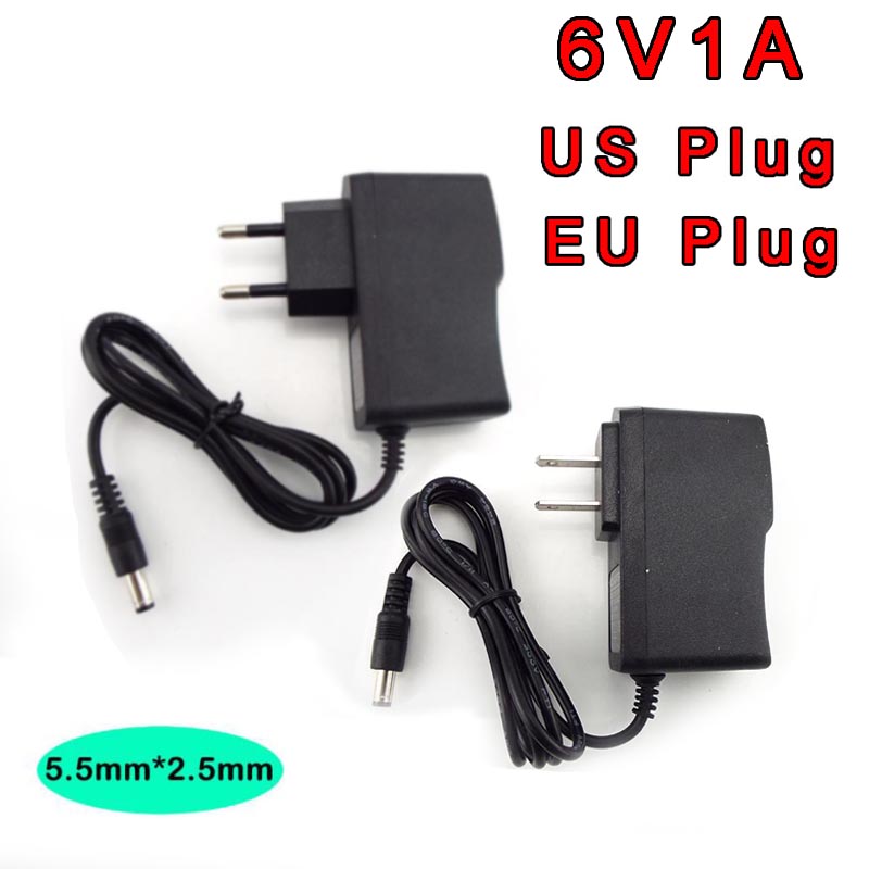 Bộ Chuyển Đổi Nguồn Điện vnk2 6v 1000ma ac Sang dc 100v-240v 5.5 * 2.5mm