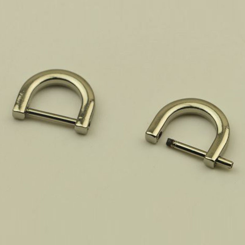 Móc Khóa Chữ D 1.2 / 1.5cm Bằng Kim Loại