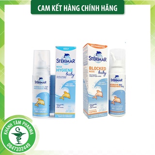 ! Xịt muối biển cá heo Sterimar 50ml