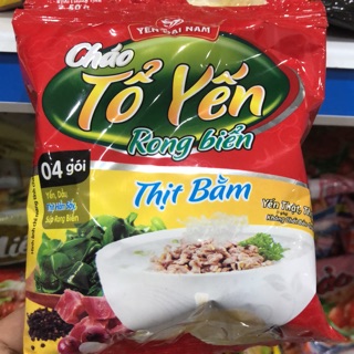 CHÁO TỔ YẾN THỊT BẰM RONG BIỂN 50G