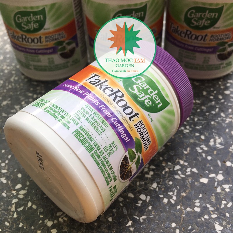 Bột kích rễ giâm cành - USA - Garden safe TakeRoot - hormone dạng bột siêu kích rể