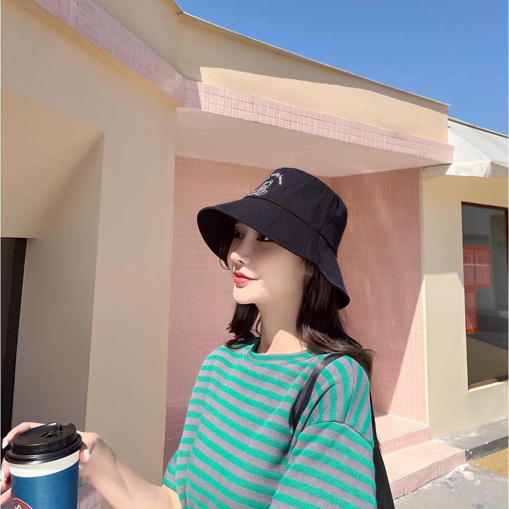 Nón tai bèo vành tròn chất kaki 463 chất liệu cao cấp kiểu dáng dễ thương sang chảnh