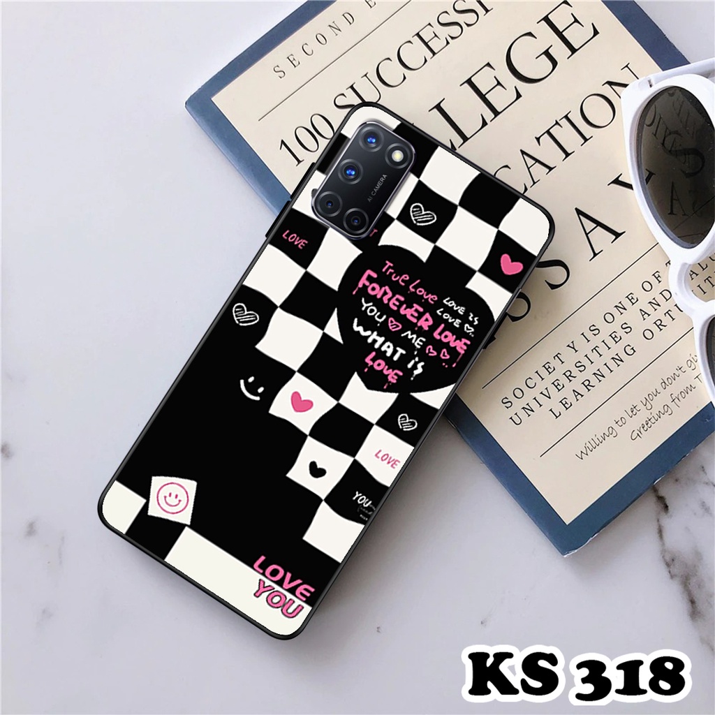 Ốp lưng Oppo A52 - Oppo A53 - Oppo A92 - Ốp in hình họa tiết caro - Chất liệu TPU siêu bền, sang trọng