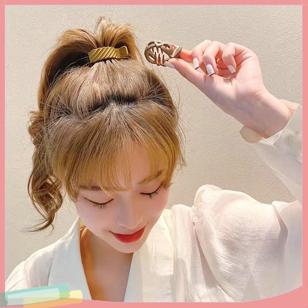 Kẹp Tóc Nữ Màu Trơn Chống Trượt Nhiều Màu Sắc Lựa Chọn