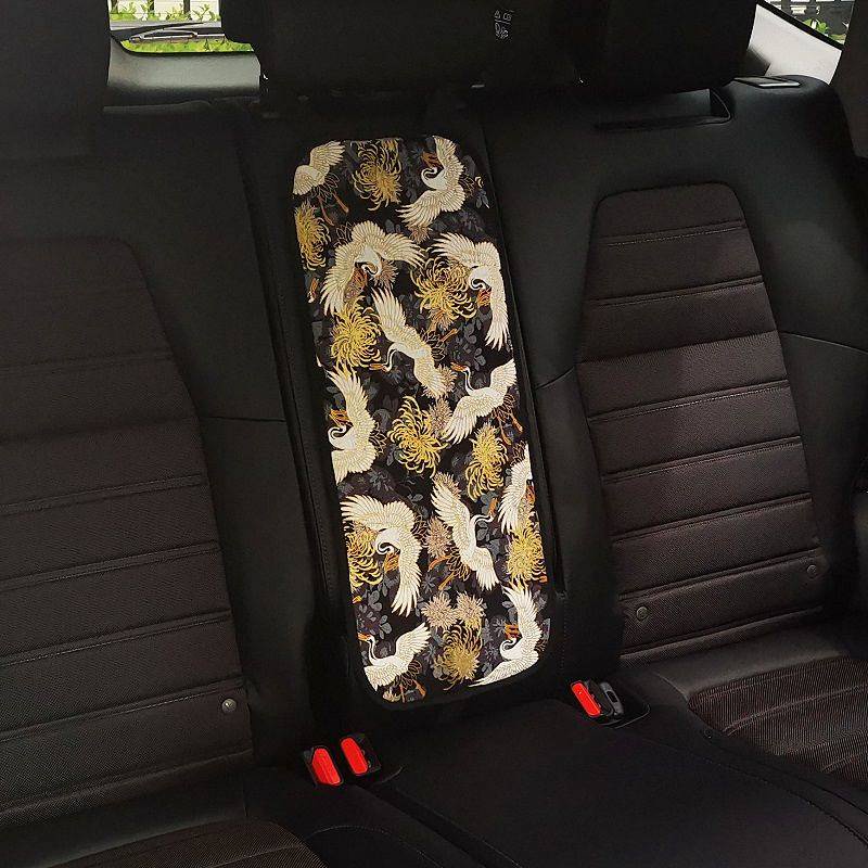 JDM Car Rear Central Back Cushion Japanese Style Personality Car Accessories Supplies Creative Cotton Linen Seat Cushion Car Decoration car accessories 9X7J
