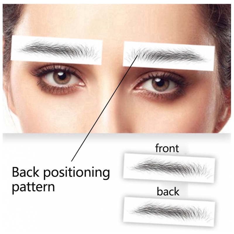 Hình dán xăm lông mày tạm thời hiệu ứng 6d lâu trôi chống thấm nước tự nhiên cho cả nam và nữ