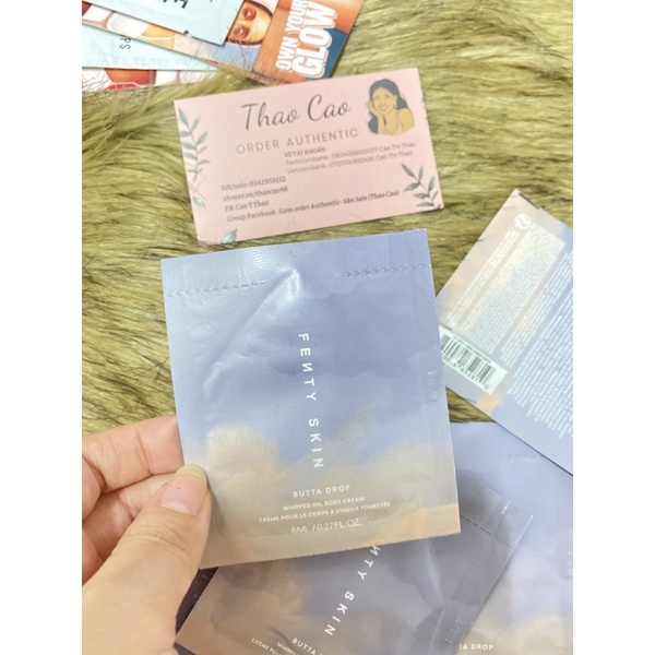 [sample 8ml] kem dưỡng body Fenty Skin Butta Drop Whipped Oil Body Cream