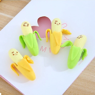HPK0370 Tẩy gôm quả chuối (TÚI 2 CHIÊC)