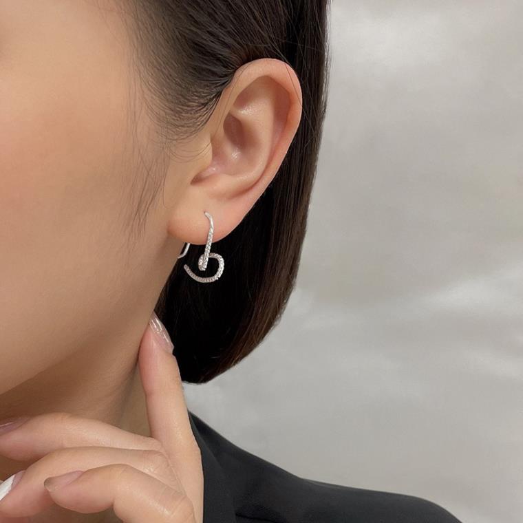 (0140) Khuyên Tai Thiết Kế Cá Tính Vòng Xoắn Phong Cách