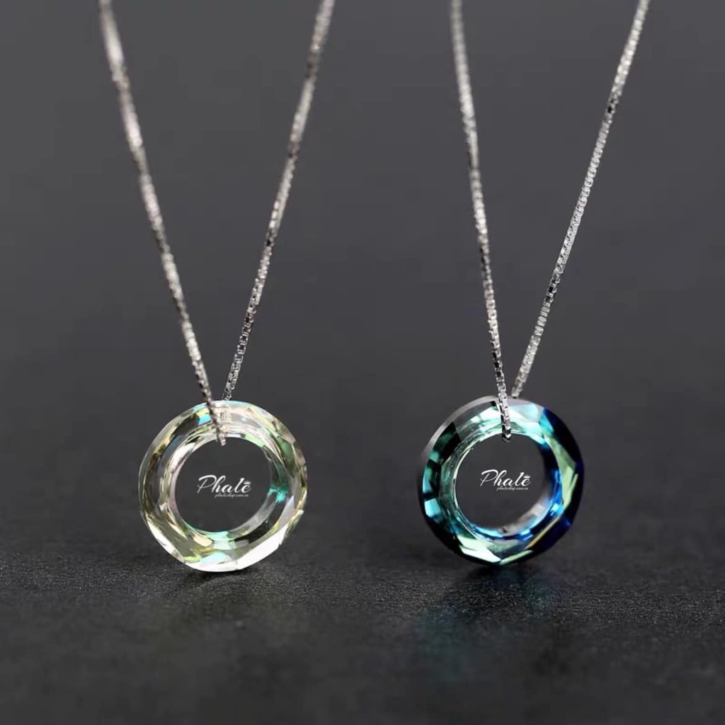 Mặt Dây Chuyền Pha Lê Swarovski Hình Tròn S20mm