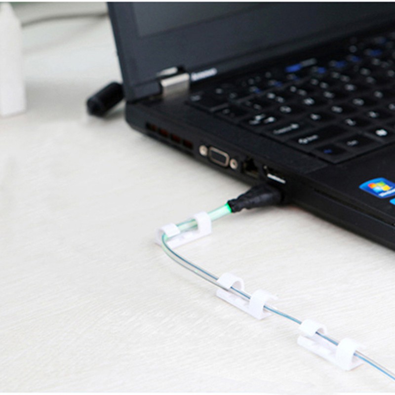 Set 20 Kẹp Cố Định Dây Cáp Tiện Dụng