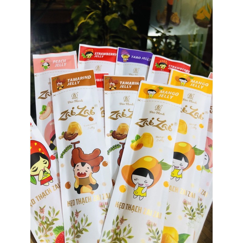 1kg thạch zai zai loại dài ăn ngon đã miệng đủ các vị