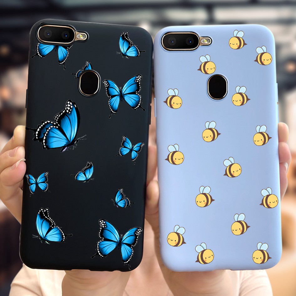 Ốp điện thoại dẻo họa tiết hoa nhiều màu thời trang cho Oppo A5S Ax5S A7 Ax7 Oppo A12 Cph2083 Oppoa5S Cph1909