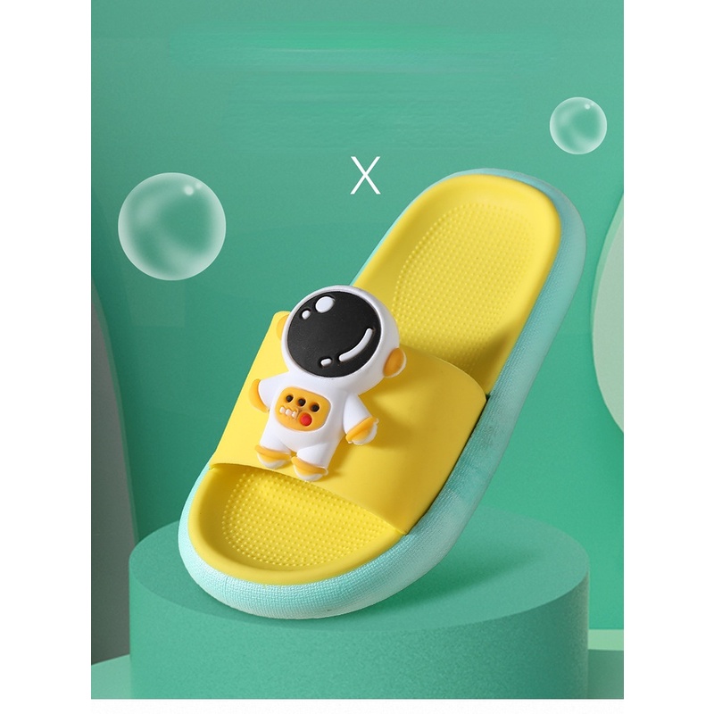 Dép Quai Ngang Chống Trượt Họa Tiết Hoạt Hình Dễ Thương Cho Bé
