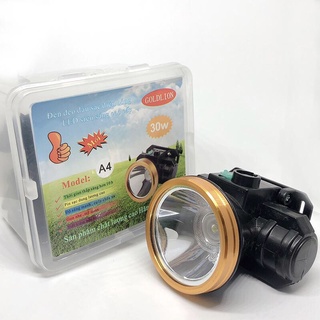 Đèn Pin Đội Đầu công suất 30W - mã A4 ( kèm sạc và dây đeo).