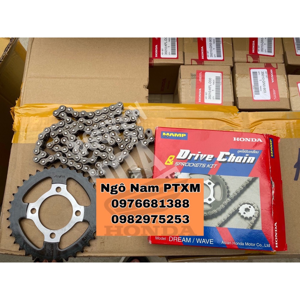 Bộ nhông xích dream việt, thái - wave