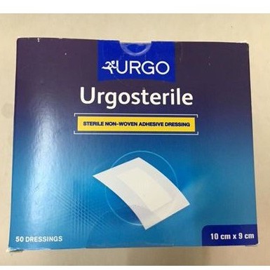 Băng Keo Dán Có Gạc Vô Trùng URGO Ugrosterile Size 10x9cm 50 Miếng