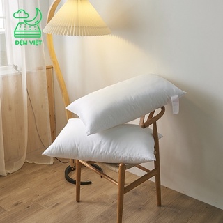 Vỏ ruột gối nằm-trắng đầy đủ kích thước có khóa kéo