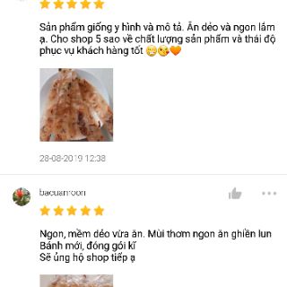Bánh tráng dẻo tôm cuộn hành phi siêu ngon! 1 BỊCH DÙNG THỬ