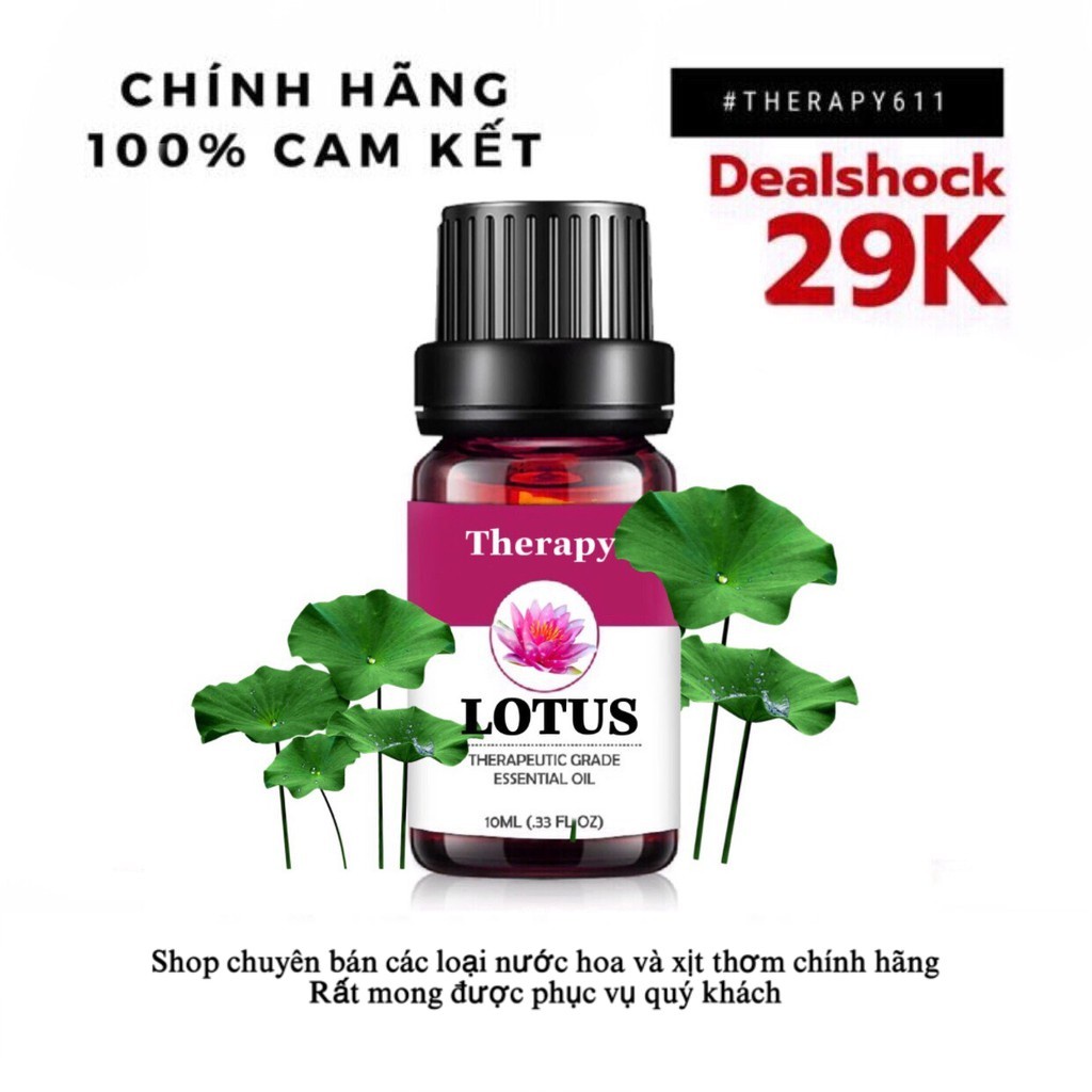 ..::✨Tinh Dầu Nguyên Chất Sen - Lotus 10ml✨::..