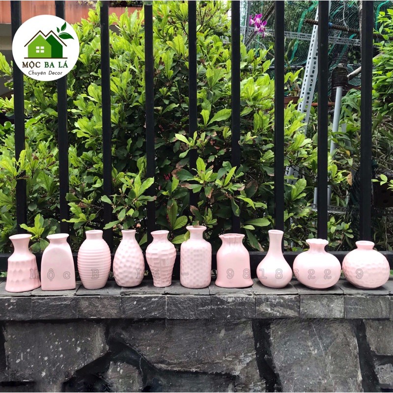 LỌ HOA MINI - MEN HỎA BIẾN - DECOR TRANG TRÍ ĐỂ BÀN - GỐM BÁT TRÀNG - MẪU SỐ 1