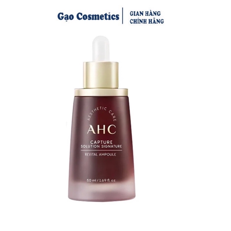 Tinh Chất Dưỡng Ẩm, Trắng Da, Chống Lão Hoá AHC Capture Ampoule 50ml Mẫu Mới