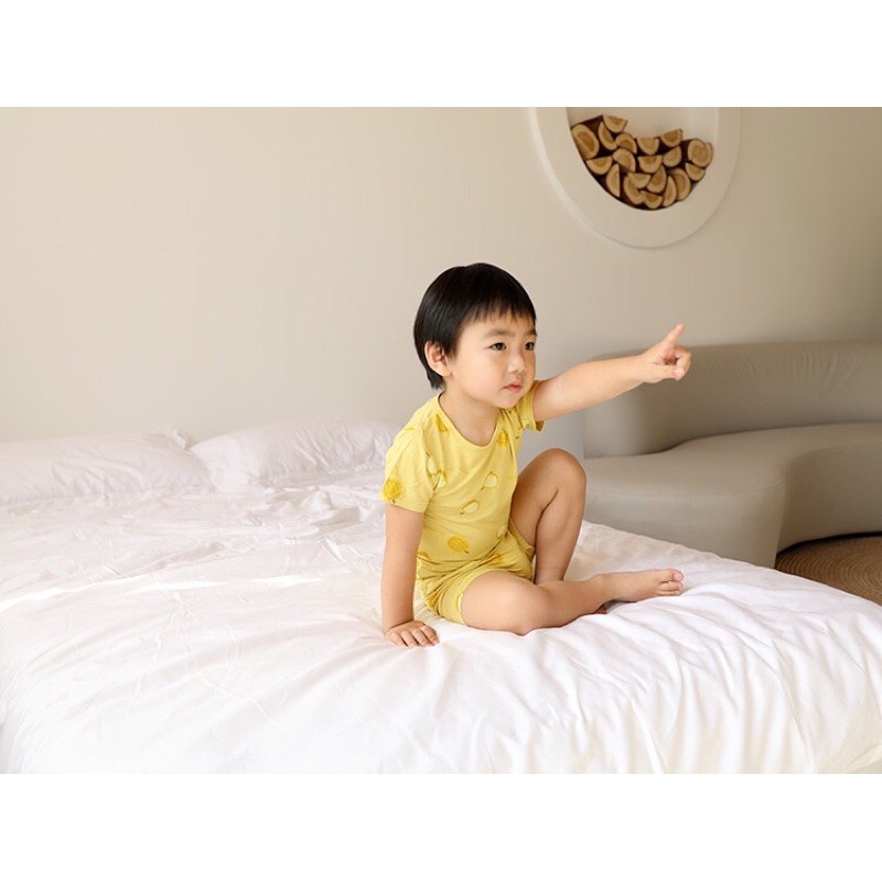 Bộ Minky thun lạnh trơn màu ( hàng chính hãng QCCC)
