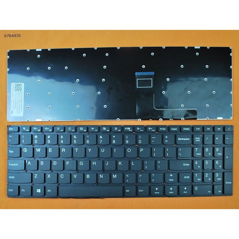 (KEYBOARD) BÀN PHÍM LAPTOP LENOVO IDEAPAD 110-15IBR (CÁP GIỮA) dùng cho IdeaPad 110 Touch-15ACL, 110-15ACL, 110-15AS