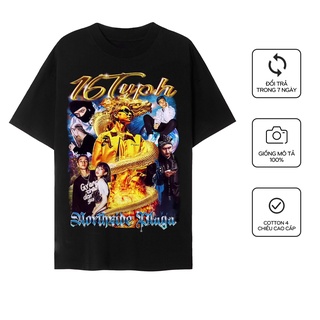 Áo rapper 16TYPH phong cách hiphop trẻ trung, thun tay lỡ form cực đẹp