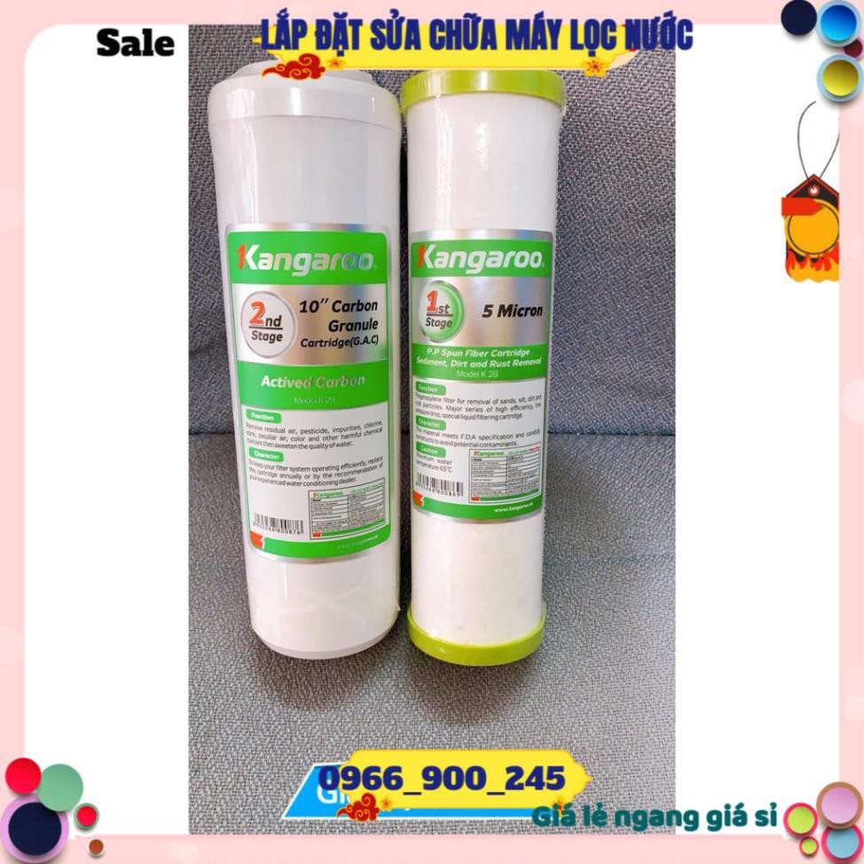 (Giá Gốc) Bộ 4 Lõi  Lọc Nước Kangaroo Số 1234 ♥️  Lõi Lọc của Máy Kangaroo Chính Hãng