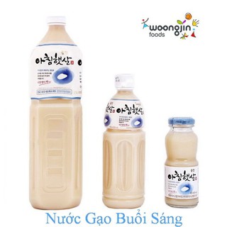 Nước Gạo Rang Hàn Quốc Woogjin Thơm Ngon Bổ Dưỡng - Chai 500ml [SALE SỐC]