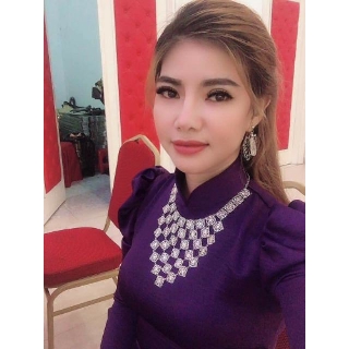 Áo dài lụa Tây Thi tay phồng