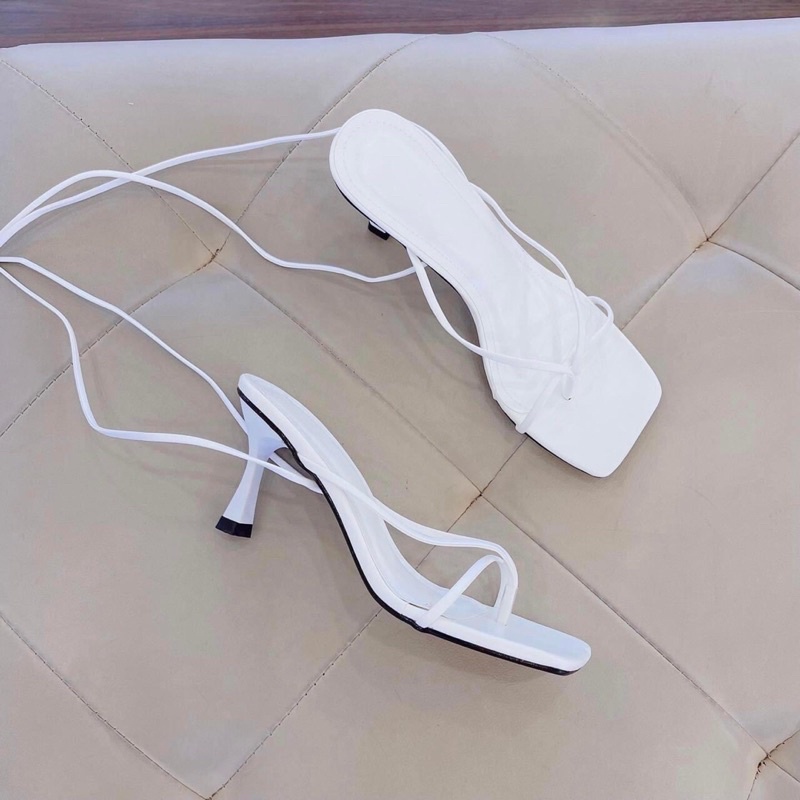 Sandal cao gót 7p dây cột đi biển nhẹ nhàng có bigsize 35-44