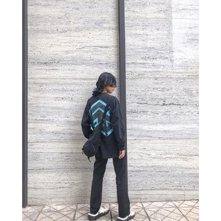 5THEWAY/stroke/ BIG LOGO COACH JACKET - BLACK