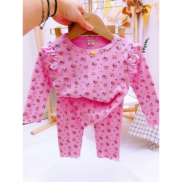 BỘ CÁNH TIÊN COTTON THÔNG HƠI DÀI TAY